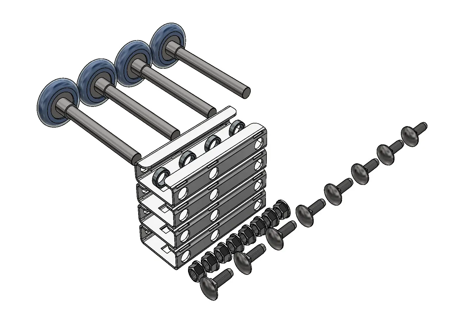 68833 Salco Looprollenset Hlflex Rvs