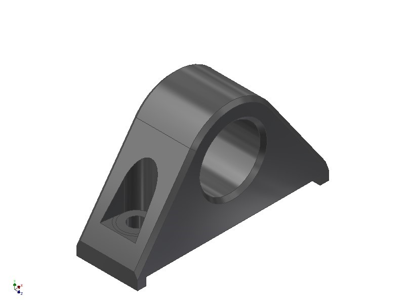 63050 Salco Buitenopener Lagerblok Zwart