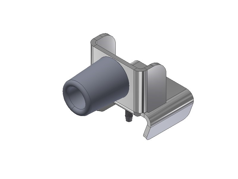 69771 Eindbuffer Gewalste Rail