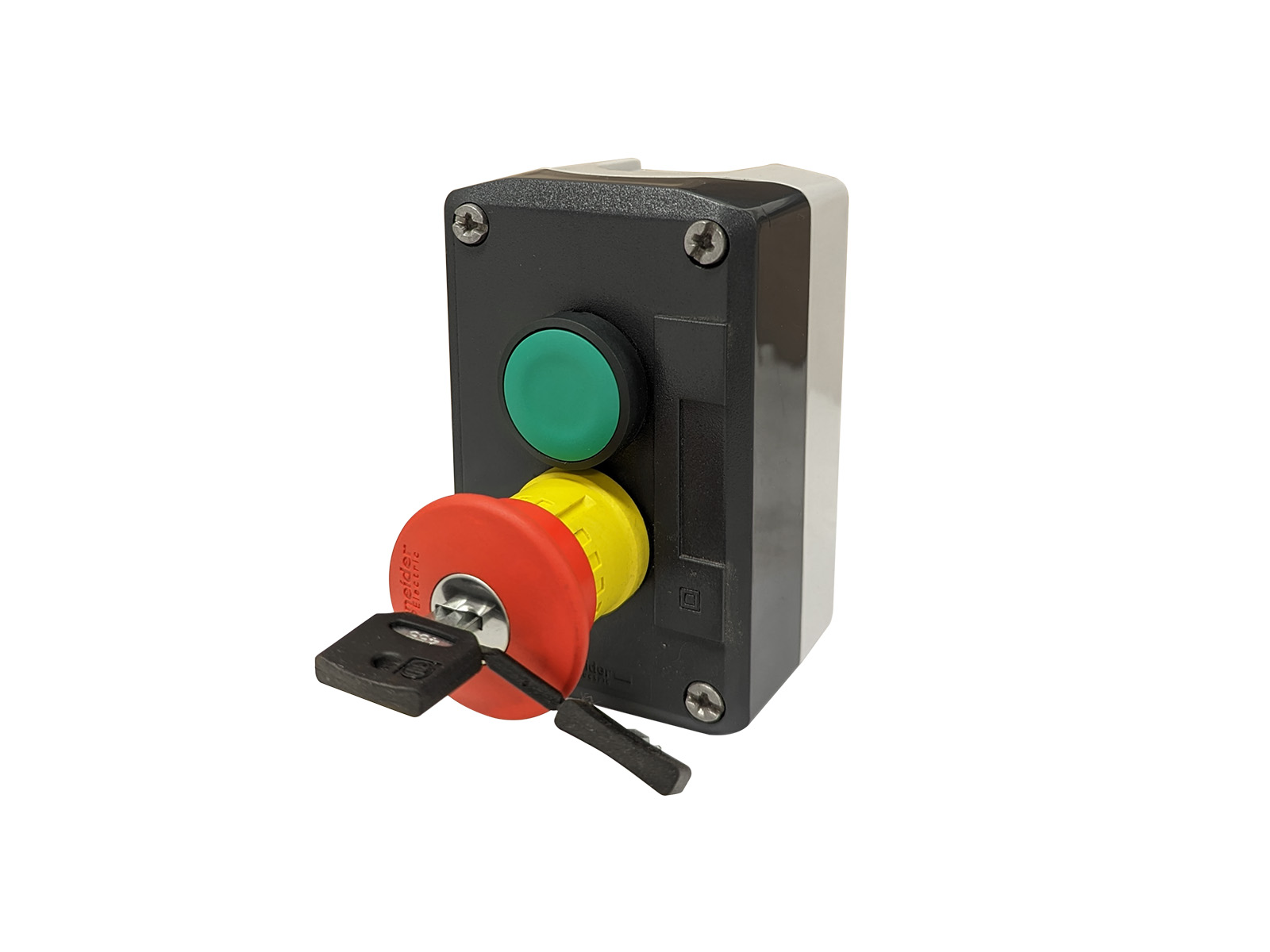 67307 Drukknop 2 Knop Noodstopvergrendeling