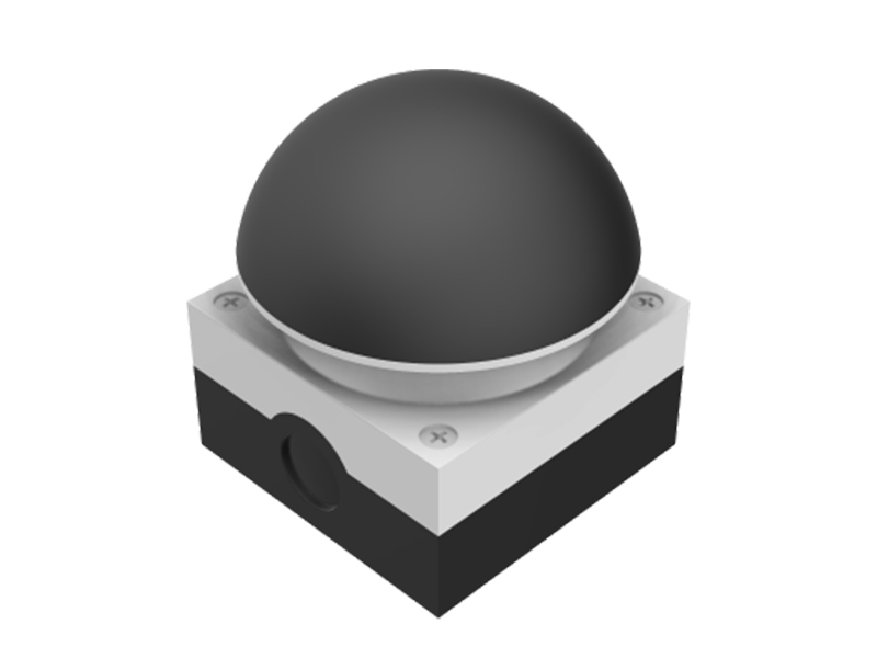 77110 Salco Paddestoel Drukknop Zwart